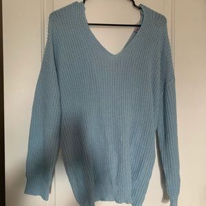 ❗️Final Price❗️ Alya Off the Shoulder Tie Sweater